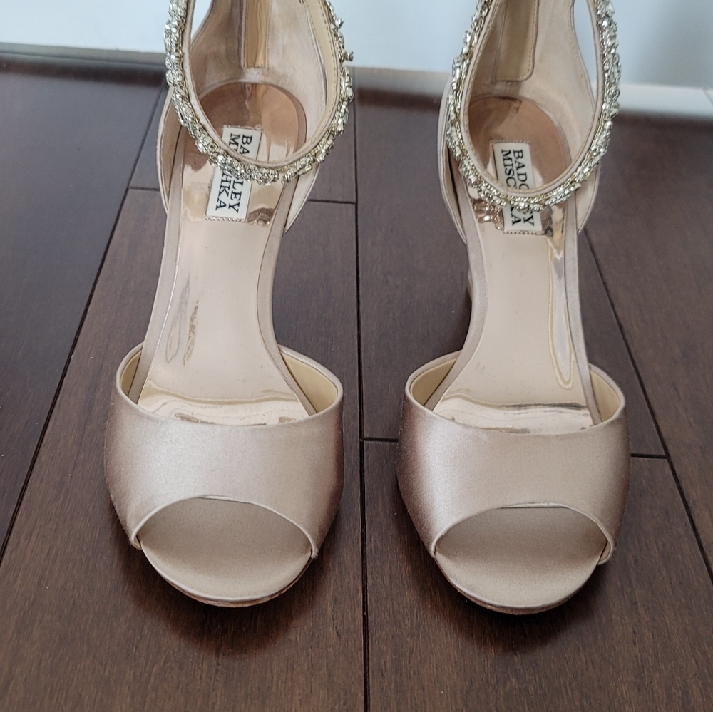 Badgley Mischka Wedge heels size 8.5